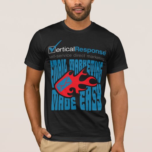 VerticalResponse Fillmore auf Schwarzem - Männer T-Shirt (Vorderseite)