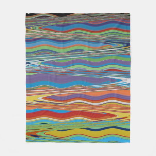 Verticle Teppich abstrakte 12, 2018% pipe% Fleecedecke (Vorderseite)