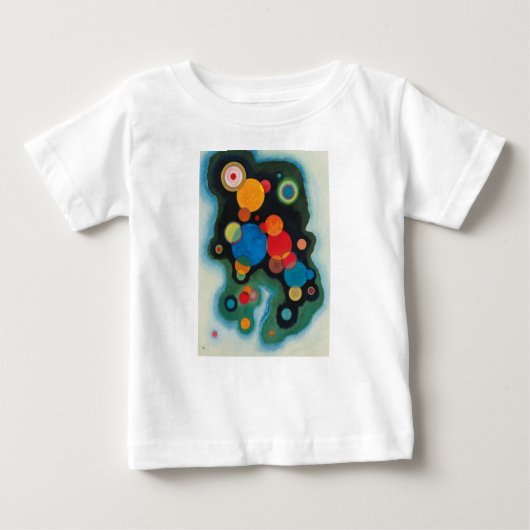 Vertiefung des Abstrakten Impulses auf der Leinwan Baby T-shirt (Vorderseite)