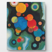 Vertiefung des Abstrakten Impulses auf der Leinwan Fotoplatte (Vorderseite)