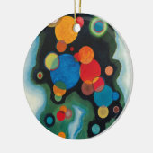 Vertiefung des Abstrakten Impulses auf der Leinwan Keramikornament (Links)