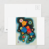 Vertiefung des Abstrakten Impulses auf der Leinwan Postkarte (Vorne/Hinten)