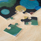 Vertiefung des Abstrakten Impulses auf der Leinwan Puzzle (Seite)