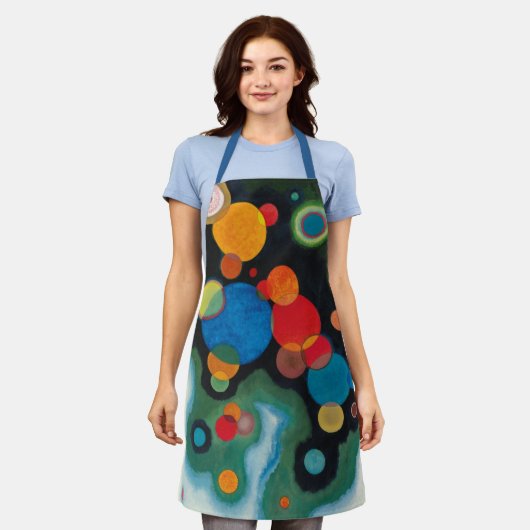 Vertiefung des Abstrakten Impulses auf der Leinwan Schürze (Getragen)