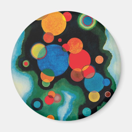 Vertiefung des Impulses von Wassily Kandinsky Magnet (Vorne)