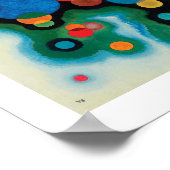 Vertiefung des Impulses von Wassily Kandinsky Poster (Ecke)