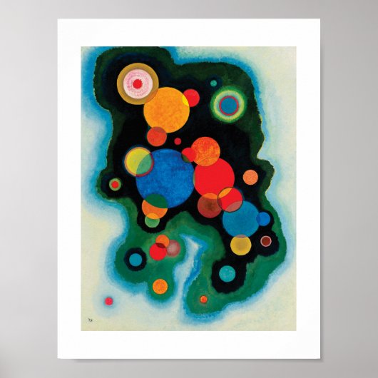 Vertiefung des Impulses von Wassily Kandinsky Poster (Vorne)