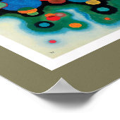 Vertiefung des Impulses von Wassily Kandinsky Poster (Ecke)