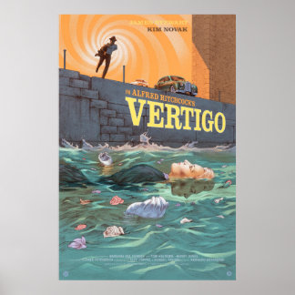 VERTIGO (1958) - FILM POSTER