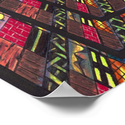 Vertigo Chamber Poster (Ecke)