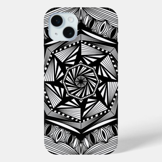 Vertigo mandala Case-Mate iPhone hülle (Rückseite)