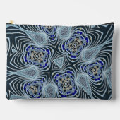 Vertigo Schwarz/Blau-Design Zubehörtasche (Vorderseite)