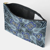 Vertigo Schwarz/Blau-Design Zubehörtasche (Offen)