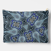 Vertigo Schwarz/Blau-Design Zubehörtasche (Rückseite)