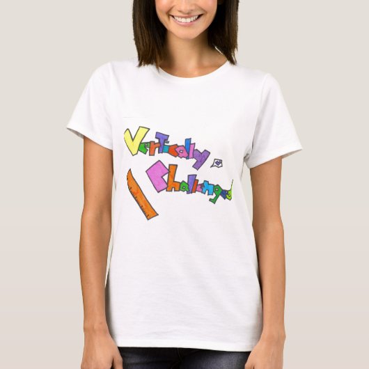 vertikal angefochten T-Shirt (Vorderseite)
