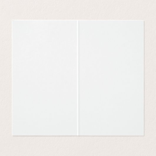 Vertikal Blau Trendy Minimalistisch Elegant Einfac Visitenkarten (Innenseite Aufgefaltet)