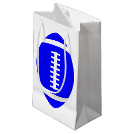 Vertikal blaue Fußballgeschenktasche für Spieler/T Kleine Geschenktüte