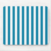 Vertikal blaue und weiße Streifen Mousepad (Vorne)