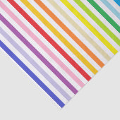 Vertikal breiter Frequenzbogen und weißer Streifen Seidenpapier (Ausschnitt)