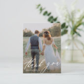 Vertikal Danke, Postcard Ankündigungspostkarte (Stehend Vorderseite)