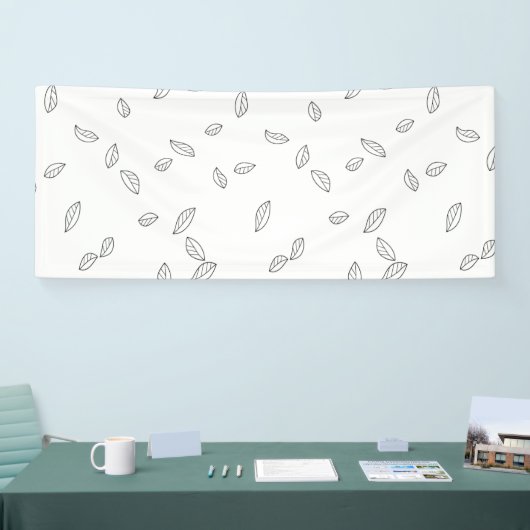 Vertikal, dunkelgraues Banner (Messe)