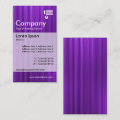 Vertikal gebannt - Lila gebürstet Visitenkarte (Vorne/Hinten)