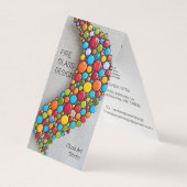 Vertikal gefaltete Visitenkarten (Vorderseite)