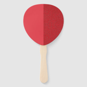 Vertikal gesplit Petal Fan - Custom Tomato Red Fächer