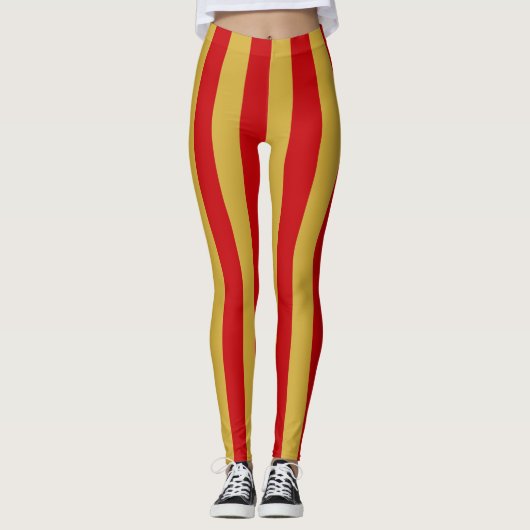 Vertikal gestreift, nationale Flaggenfarben Monten Leggings (Vorderseite)