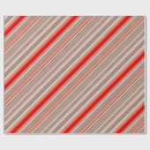 vertikal gestreiftes Muster in orange und Geschenkpapier (Flach)