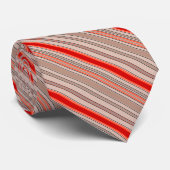vertikal gestreiftes Muster in orange und Krawatte (Gerollt)