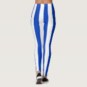 Vertikal gestrichene Flaggenfarben Leggings (Rückseite)
