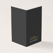 Vertikal grau beruflich schlicht modern visitenkarten (Vorderseite)