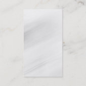 Vertikal grau Beruflich Trendy Visitenkarte (Rückseite)