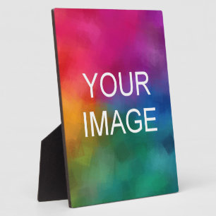 Vertikal große Foto-Bildlogo für benutzerdefiniert Fotoplatte