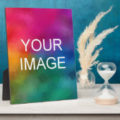 Vertikal große Foto-Bildlogo für benutzerdefiniert Fotoplatte (Seite)