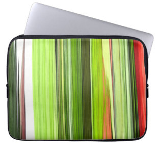Vertikal grün Abstrakt 422 Laptopschutzhülle