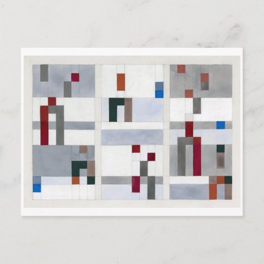 Vertikal horizontal | Sophie Taeuber-Arp | Postkarte (Vorderseite)