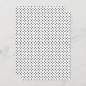 Vertikal, Kohle, Düne Einladung (Vorne/Hinten)