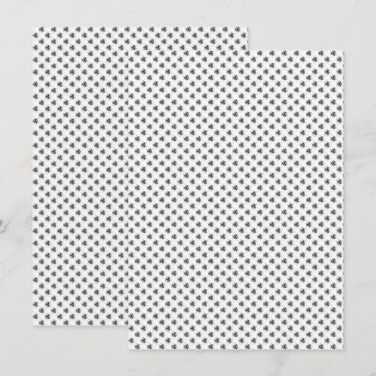 Vertikal, Kohle, Düne Einladung (Vorne/Hinten)