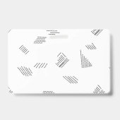 Vertikal, Kohle, Dünenbein-Abzeichen Ausweis (Rückseite)