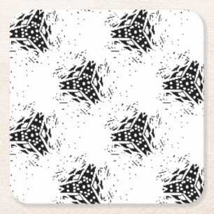 Vertikal, Kohle, Dünenpapier-Untersetzer Rechteckiger Pappuntersetzer