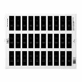 Vertikal Minimalistisch Schwarz Beruflich modern (Vorne)