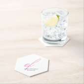 Vertikal, modern, rosa, grau, riesig untersetzer (Vor Ort)