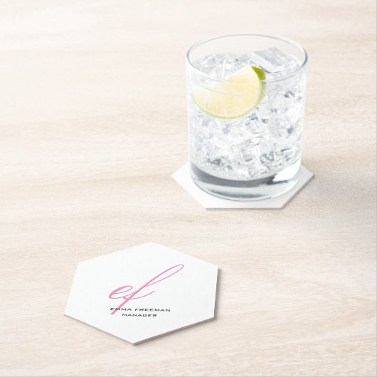 Vertikal, modern, rosa, grau, riesig untersetzer (Vor Ort)