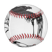 Vertikal-Orientalischer Bildlauf Baseball (Rückseite)