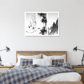 Vertikal-Orientalischer Bildlauf Leinwanddruck (Insitu (Schlafzimmer))