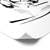 Vertikal-Orientalischer Bildlauf Poster (Ecke)