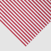 Vertikal Rot und Weiß Candy Stripes Weihnachten Seidenpapier (Ausschnitt)