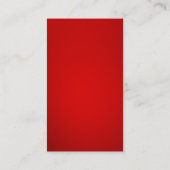 Vertikal Schlicht beeindruckender Red White Consul Visitenkarte (Rückseite)